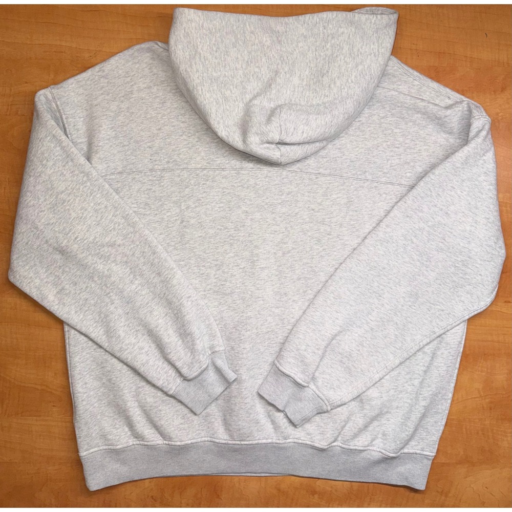 Abercrombie & Fitch Soft A&F Essentials Oversized Hoodie Grey Heather Large - Picture 5 of 8